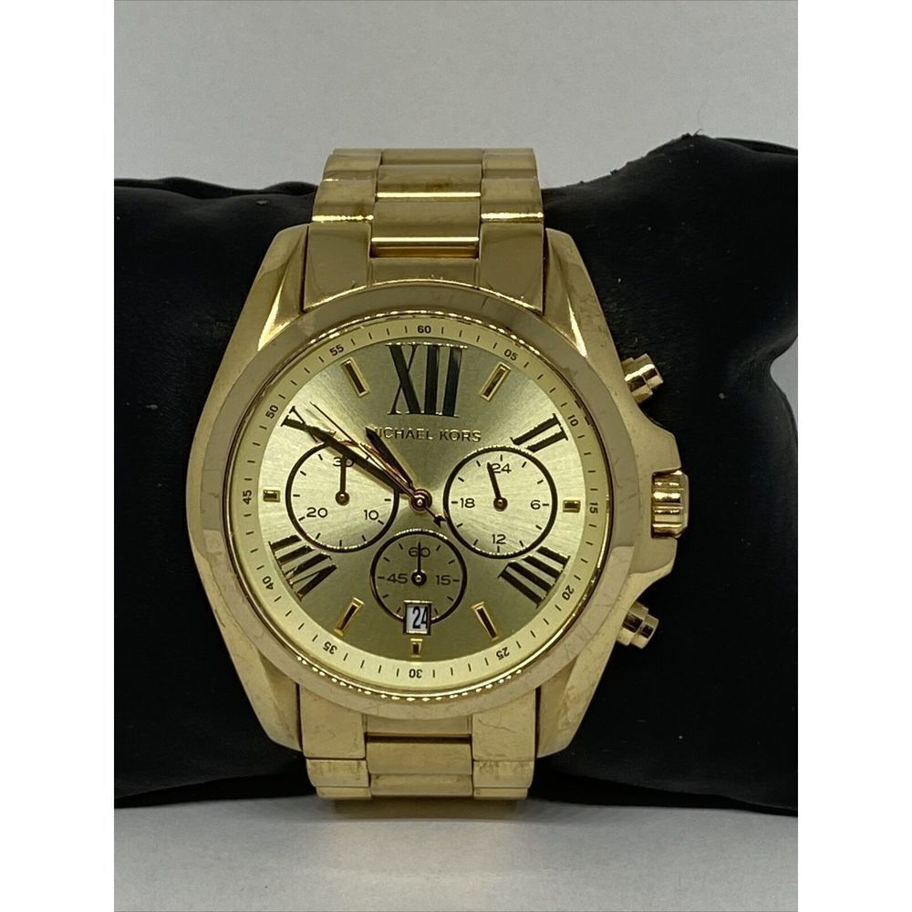 Michael Kors Bradshaw MK5605 Women Stainless Steel Analog Dial Wrist Watch MP712 - Picture 3 of 12